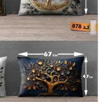 روبالشتی مخمل دو رو طرح رخساره کد 7995|رختخواب، بالش، پتو|قزوین, |دیوار