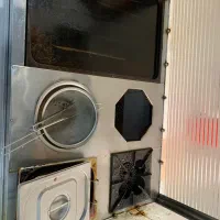 لوازم فست فود به همراه یخچال ۴ در و سرخ کن|کافیشاپ و رستوران|خرمآباد, |دیوار