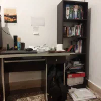 میز تحریر و کتابخانه
