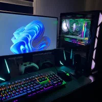 کیس گیمینگ حرفه‌ای RTX 3060 STRIX + i7 10700