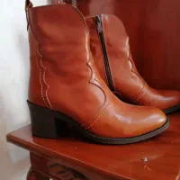 بوت. نیم بوت. چرم طبیعی. عسلی 39|کیف، کفش، کمربند|تهران, هفت حوض|دیوار