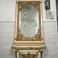 کنسول آینه تمز سالم|بوفه، ویترین، کنسول|قم, انسجام|دیوار