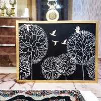 تابلوی مدرن (دکوراتیو) درخت وپرنده|تابلو، نقاشی، عکس|اهواز, فاز ۲ پادادشهر|دیوار