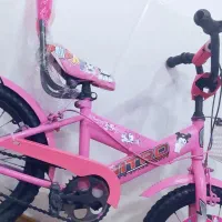 دوچرخه دخترانه صورتی سایز 16 نو سالم محکم|دوچرخه، اسکیت، اسکوتر|محمدشهر, محمدشهر|دیوار