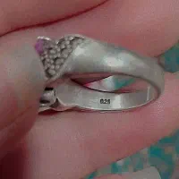 انگشتر نقره نگین یاقوت|جواهرات|کرمان, |دیوار