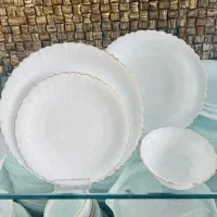 سرویس آرکوپال لبه طلایی|ظروف سرو و پذیرایی|بجنورد, |دیوار