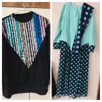 ساحلی و لباس پولکی