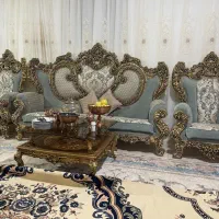 مبلمان نه نفره با عسلی کارتهران|مبلمان خانگی و میز عسلی|تربت‌حیدریه, کاشانی|دیوار