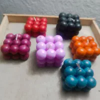 شمع طرح روبیک تکی به قیمت عمده