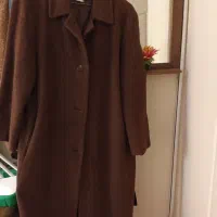 پالتو خارجی گرم وآسترداررنگ قهوه ای روشن