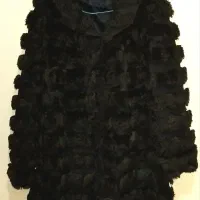 فروش پالتو خزدار شیک و گرم سایز ۳۶ ۳۸