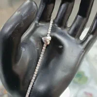 دستبند تنیسی نقره / اقساط ۳ماهه / روز زن|جواهرات|یزد, |دیوار