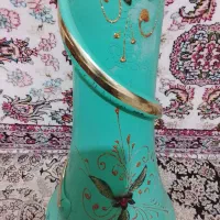 گلدان شیشه ای قد۹۱|گل مصنوعی|اسلام‌شهر, زرافشان|دیوار