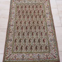 فرش دستباف زرع ونیم قم طرح بته ،تخفیف بلک فرایدی