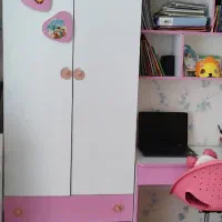 ست کامل کمد تخت میز تحریر کتابخانه|تخت و سرویس خواب|شهریار, شهریار|دیوار