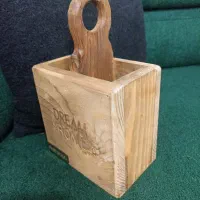 استند نظم دهنده جاقاشقی چوبی سبدحصیری نان سبزی ...|آب‌چکان و نظم‌دهنده ظروف|مشهد, وحید|دیوار