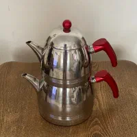 کتری قوری ترک کف چدن استیل