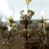 ۳ عدد لوستر برنزی اصل وزیبا|لوستر و چراغ آویز|کرج, گلشهر|دیوار