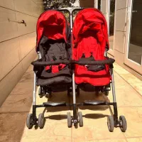 کالسکه دوقلو ژئوبی geoby  در حد|کالسکه و لوازم جانبی|تهران, دولاب|دیوار