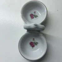 ظرف دو خونه گلسرخی