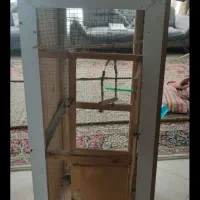 قفس بزرگ ۲طبقه دارای فضله گیر