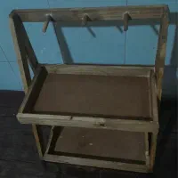 استند نظم دهنده اشپزخانه دوطبقه چوبی|آب‌چکان و نظم‌دهنده ظروف|تربت جام, بیست متری منبع آب|دیوار