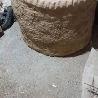 تنو ر دست ساز بسیار محکم وبزرگ بامو بز داخل گل
