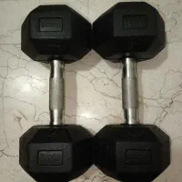 دو عدد دمبل ۱۰ کیلویی