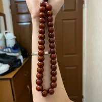 تسبیح کهربا شکلاتی ۲۰ساله