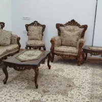 مبل سلطنتی ۹ نفره|مبلمان خانگی و میز عسلی|جوانرود, |دیوار