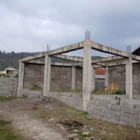 ۱۸۰متر زمین با بناه ۸۰متری نیمه کاره باپروانه ساخت