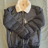 کاپشن چرمی داخل پشم