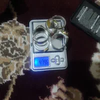 ۵تا انگشتر نقره ۴۸گرم با۷گرم نقره خالی