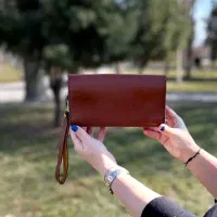 کیف مدارک چرم