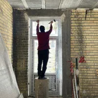 درب و پنجره دوجداره و آهنی و درب کرکره برقی|مصالح و تجهیزات ساختمان|اقلید, |دیوار