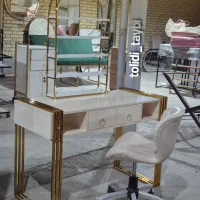 میز ناخن پایه فلزی طرح لوکس