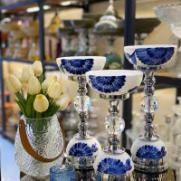 ظروف پذیرایی چینی بن سای با گوی شیشه ای|ظروف سرو و پذیرایی|تهران, شوش (باغ آذری)|دیوار