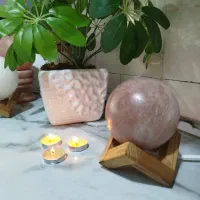 آباژور سنگ نمکی|چراغ خواب و آباژور|تبریز, |دیوار