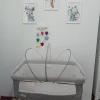 تخت کنار مادر و گهواره ویرا دلیجان