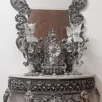 حراج آینه شمعدان کنسول ساعت ست