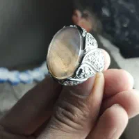 انگشتر استیل عقیق طبیعی|جواهرات|شاهین دژ, |دیوار