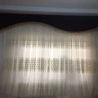 پرده ،با تاج پرده آستر زیر|پرده، رانر، رومیزی|سیرجان, |دیوار