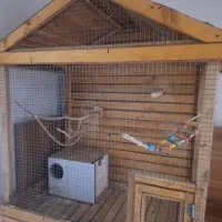 قفس چوبی عروس هلندی|لوازم جانبی حیوانات|اسلامشهر, شهرک سالور|دیوار