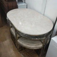 میز نهار خوری لوکس و زیبا|میز و صندلی غذاخوری|رشت, یخسازی|دیوار