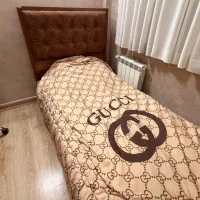 ست تخت و کمد چوبی