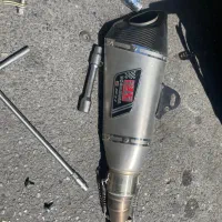 اگزوز قهرمانی موتور R11یوشیمارو.با سایلنسر