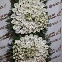 گل طبیعی تاج گل برای ختم ترحیم ،نمایشگاهی،عزا|گل و گیاه طبیعی|تهران, آهنگ|دیوار