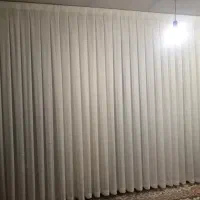 فروش پرده حریر ساده در دو مدل ودو قیمت حریر کتن|پرده، رانر، رومیزی|مشهد, چهارچشمه|دیوار