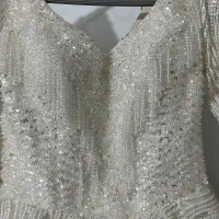 لباس عروس سالم تر تمیز ،یک بار تن پوش بدون پارگی|لباس|پاکدشت, خاتون آباد|دیوار