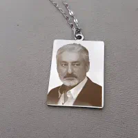 حک چهره روی پلاک استیل گردنبند|بدلیجات|مشهد, رسالت|دیوار